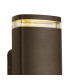 Killington Wall Lamp 2 x GU10 IP54 Matt Brown/Clear -6