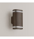 Killington Wall Lamp 2 x GU10 IP54 Matt Brown/Clear -8