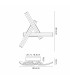 Hamburg 54cm 3 Light Ceiling 3 x 13W LED 3500K 2342lm Sand Gold -2