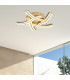 Hamburg 56cm 5 Light Ceiling 3 Step Dimming 5 x 12W LED 3500K 3792lm Sand Gold -5