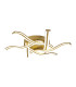 Hamburg 75cm 6 Light Ceiling 3 Step Dimming 6 x 13W LED 3500K 5015lm Sand Gold -1