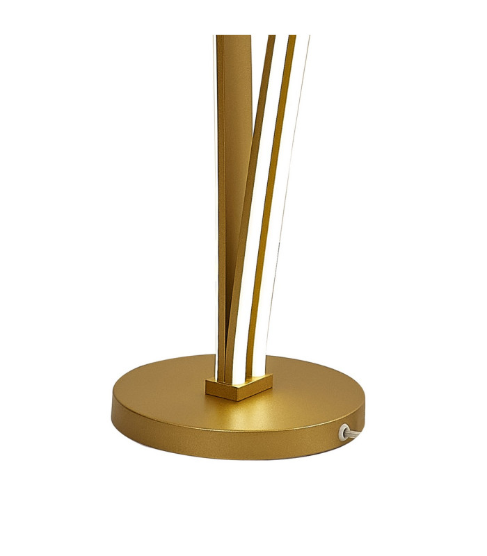 Hamburg 2 Light Floor Lamp Dimmable 16W/20W LED 3500K 2270lm Sand Gold -7