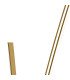 Hamburg 2 Light Floor Lamp Dimmable 16W/20W LED 3500K 2270lm Sand Gold -9
