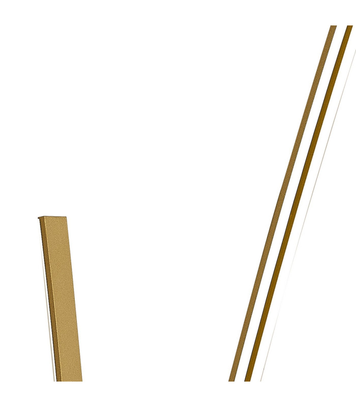 Hamburg 2 Light Floor Lamp Dimmable 16W/20W LED 3500K 2270lm Sand Gold -9