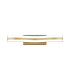 Hamburg 40cm Linear Wall Lamp 1 x 16W LED 3500K 1041lm Sand Gold -1