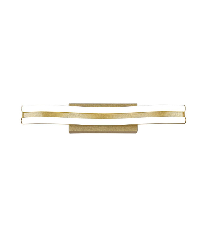 Hamburg 40cm Linear Wall Lamp 1 x 16W LED 3500K 1041lm Sand Gold -1