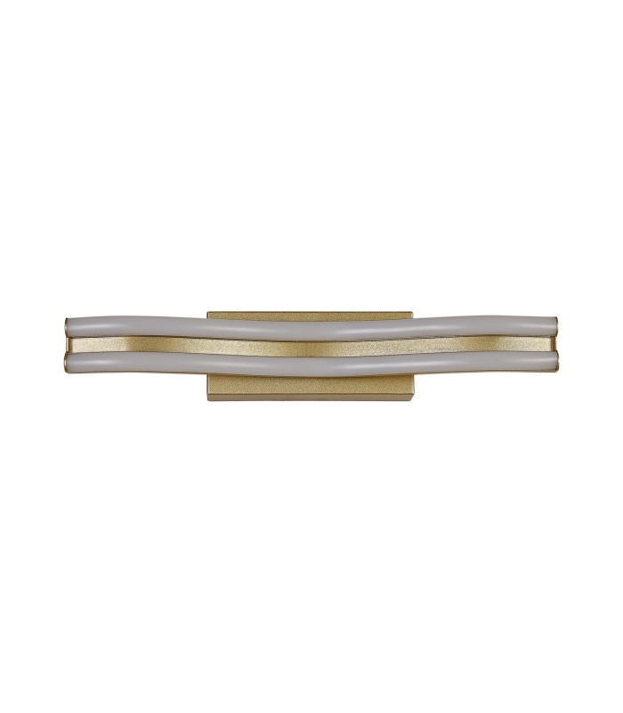 Hamburg 40cm Linear Wall Lamp 1 x 16W LED 3500K 1041lm Sand Gold -4