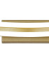 Hamburg 40cm Linear Wall Lamp 1 x 16W LED 3500K 1041lm Sand Gold -5