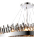 Lysander 4 Tier 40cm + 60cm + 80cm + 1m Pendant 10 + 18 + 24 + 32 Light G9 Polished Nickel/Smoke Item Weight: 80kg-7