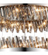 Lysander 4 Tier 40cm + 60cm + 80cm + 1m Pendant 10 + 18 + 24 + 32 Light G9 Polished Nickel/Smoke Item Weight: 80kg-8