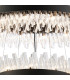 Lysander 4 Tier 40cm + 60cm + 80cm + 1m Pendant 10 + 18 + 24 + 32 Light G9 Satin Black/Clear Item Weight: 80kg-8