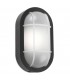 Outdoor LED Bulkhead Wall Light Grey White 701lm 3000K IP65 - 1