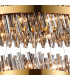 Lysander 3 Tier 40cm + 60cm + 80cm Pendant 10 + 18 + 24 Light G9 Brass/Smoke Item Weight: 50kg-8
