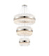 Lysander 3 Tier 40cm + 60cm + 80cm Pendant 10 + 18 + 24 Light G9 Polished Nickel/Clear Item Weight: 50kg-5
