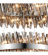 Lysander 3 Tier 40cm + 60cm + 80cm Pendant 10 + 18 + 24 Light G9 Polished Nickel/Smoke Item Weight: 50kg-8