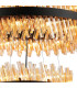 Lysander 3 Tier 40cm + 60cm + 80cm Pendant 10 + 18 + 24 Light G9 Satin Black/Amber Item Weight: 50kg-7