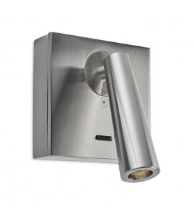 LED Wall Reading Light Satin Nickel 175lm 2700K - 1