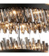 Lysander 3 Tier 40cm + 60cm + 80cm Pendant 10 + 18 + 24 Light G9 Satin Black/Smoke Item Weight: 50kg-8