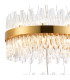Lysander 2 Tier 40cm + 60cm Pendant 10 + 18 Light G9 Brass/Clear Item Weight: 27kg-8