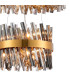 Lysander 2 Tier 40cm + 60cm Pendant 10 + 18 Light G9 Brass/Smoke Item Weight: 27kg-6