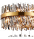 Lysander 2 Tier 40cm + 60cm Pendant 10 + 18 Light G9 Brass/Smoke Item Weight: 27kg-8