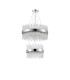 Lysander 2 Tier 40cm + 60cm Pendant 10 + 18 Light G9 Polished Nickel/Clear Item Weight: 27kg-4