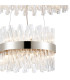 Lysander 2 Tier 40cm + 60cm Pendant 10 + 18 Light G9 Polished Nickel/Clear Item Weight: 27kg-6