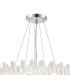 Lysander 2 Tier 40cm + 60cm Pendant 10 + 18 Light G9 Polished Nickel/Clear Item Weight: 27kg-7