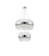 Lysander 2 Tier 40cm + 60cm Pendant 10 + 18 Light G9 Polished Nickel/Clear Item Weight: 27kg-9