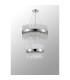 Lysander 2 Tier 40cm + 60cm Pendant 10 + 18 Light G9 Polished Nickel/Clear Item Weight: 27kg-10