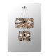 Lysander 2 Tier 40cm + 60cm Pendant 10 + 18 Light G9 Polished Nickel/Smoke Item Weight: 27kg-3
