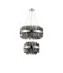 Lysander 2 Tier 40cm + 60cm Pendant 10 + 18 Light G9 Polished Nickel/Smoke Item Weight: 27kg-9