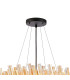 Lysander 2 Tier 40cm + 60cm Pendant 10 + 18 Light G9 Satin Black/Amber Item Weight: 27kg-7