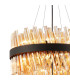 Lysander 2 Tier 40cm + 60cm Pendant 10 + 18 Light G9 Satin Black/Amber Item Weight: 27kg-8