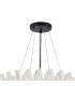 Lysander 2 Tier 40cm + 60cm Pendant 10 + 18 Light G9 Satin Black/Clear Item Weight: 27kg-7