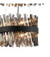 Lysander 2 Tier 40cm + 60cm Pendant 10 + 18 Light G9 Satin Black/Smoke Item Weight: 27kg-6