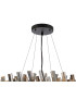 Lysander 2 Tier 40cm + 60cm Pendant 10 + 18 Light G9 Satin Black/Smoke Item Weight: 27kg-7