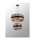 Lysander 2 Tier 40cm + 60cm Pendant 10 + 18 Light G9 Satin Black/Smoke Item Weight: 27kg-11