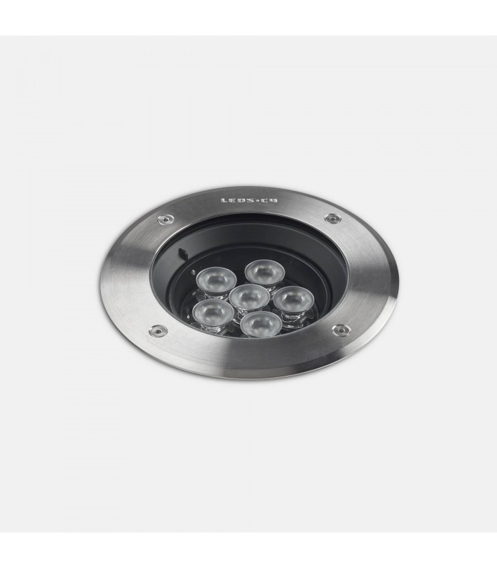 Outdoor LED Recessed Ground Uplight Stainless Steel Polished 12.5cm 785lm 61deg. 4000K IP67 - 1
