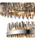 Lysander 3 Tier 60cm + 80cm + 1m Pendant 18 + 24 + 32 Light G9 Polished Nickel/Smoke Item Weight: 70kg-6
