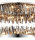 Lysander 3 Tier 60cm + 80cm + 1m Pendant 18 + 24 + 32 Light G9 Polished Nickel/Smoke Item Weight: 70kg-8