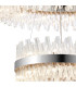 Lysander 2 Tier 60cm + 80cm Pendant 18 + 24 Light G9 Polished Nickel/Clear Item Weight: 41kg-6