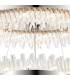 Lysander 2 Tier 60cm + 80cm Pendant 18 + 24 Light G9 Polished Nickel/Clear Item Weight: 41kg-8