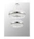 Lysander 2 Tier 60cm + 80cm Pendant 18 + 24 Light G9 Polished Nickel/Clear Item Weight: 41kg-12