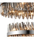 Lysander 2 Tier 60cm + 80cm Pendant 18 + 24 Light G9 Polished Nickel/Smoke Item Weight: 41kg-6