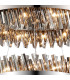 Lysander 2 Tier 60cm + 80cm Pendant 18 + 24 Light G9 Polished Nickel/Smoke Item Weight: 41kg-8