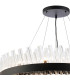 Lysander 2 Tier 60cm + 80cm Pendant 18 + 24 Light G9 Satin Black/Clear Item Weight: 41kg-7
