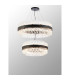 Lysander 2 Tier 60cm + 80cm Pendant 18 + 24 Light G9 Satin Black/Clear Item Weight: 41kg-11