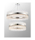 Lysander 2 Tier 80cm + 1m Pendant 24 + 32 Light G9 Polished Nickel/Clear Item Weight: 53kg-3