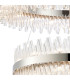 Lysander 2 Tier 80cm + 1m Pendant 24 + 32 Light G9 Polished Nickel/Clear Item Weight: 53kg-6